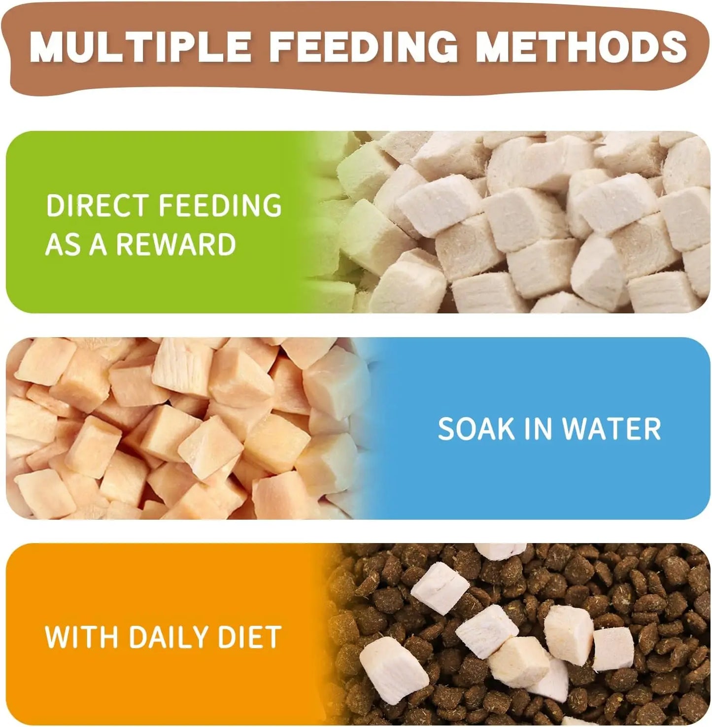 NONED Freeze Dried Chicken Treats For Dogs And Cats