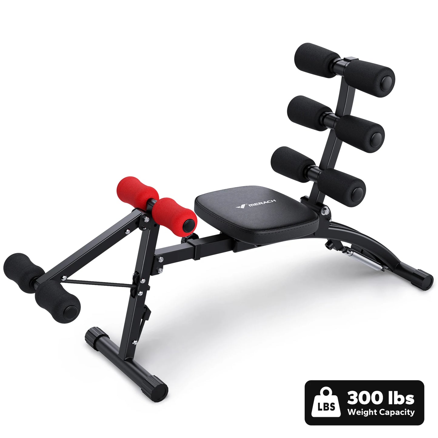 MERACH Ab Machine Multi Functional Adjustable Trainer Bench
