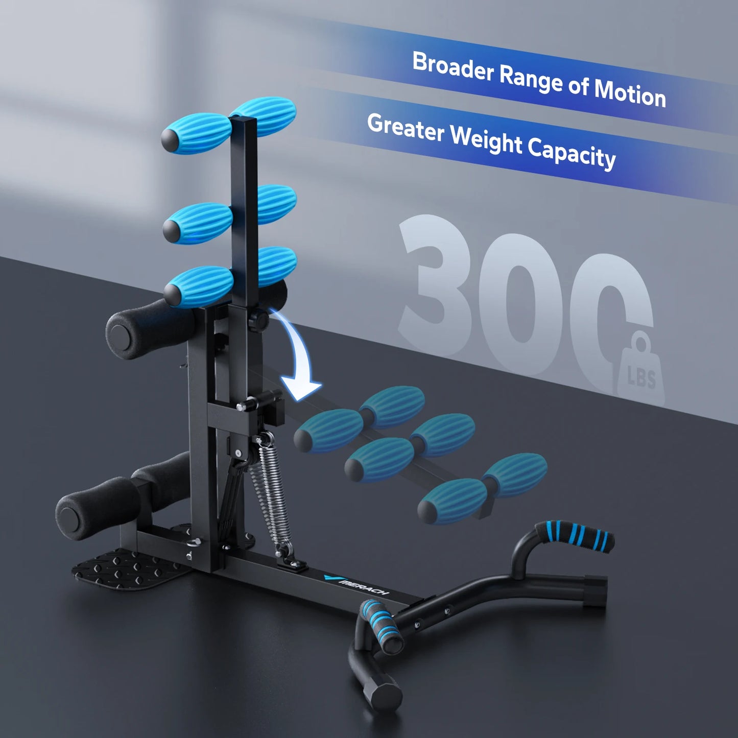 MERACH Deep Squat Machine For Glutes Core Legs Push Up