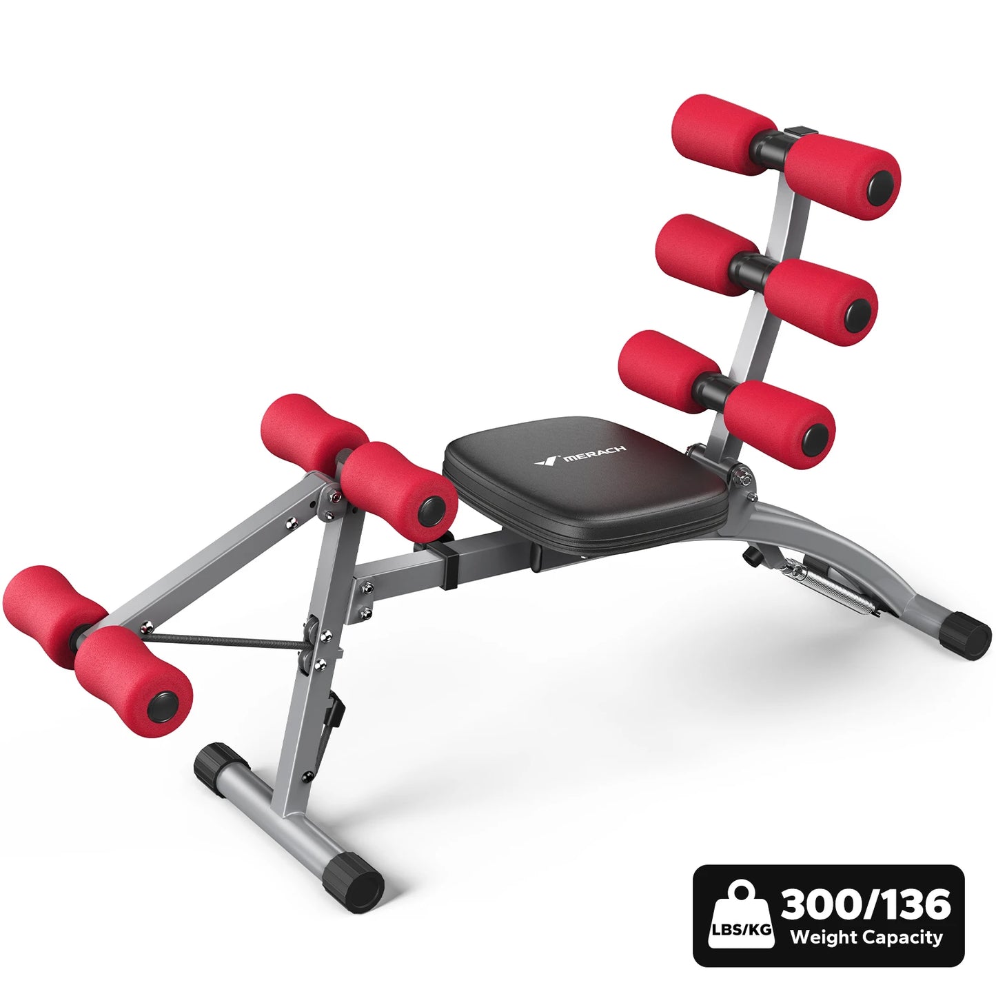 MERACH Ab Machine Multi Functional Adjustable Trainer Bench