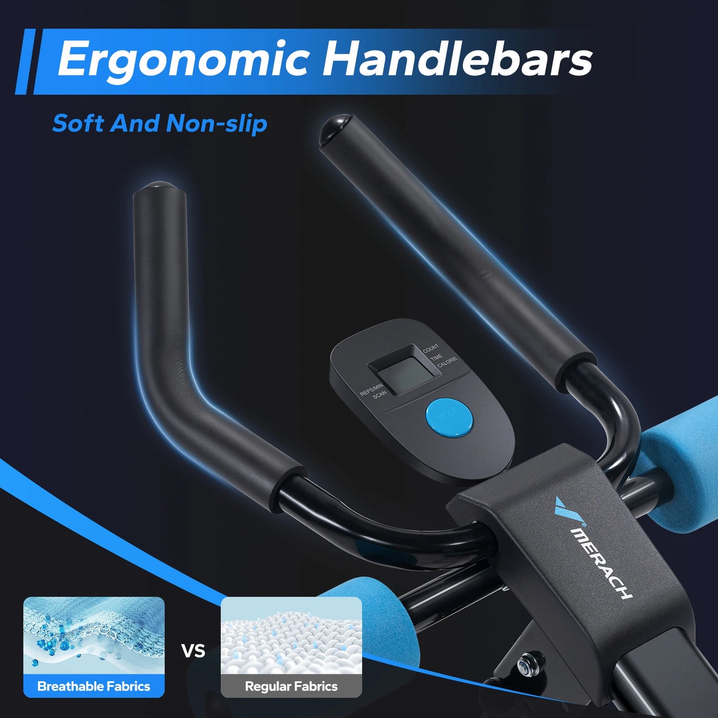 MERACH Abdominal Exercise Machine Adjustable Trainer With Foldable Design