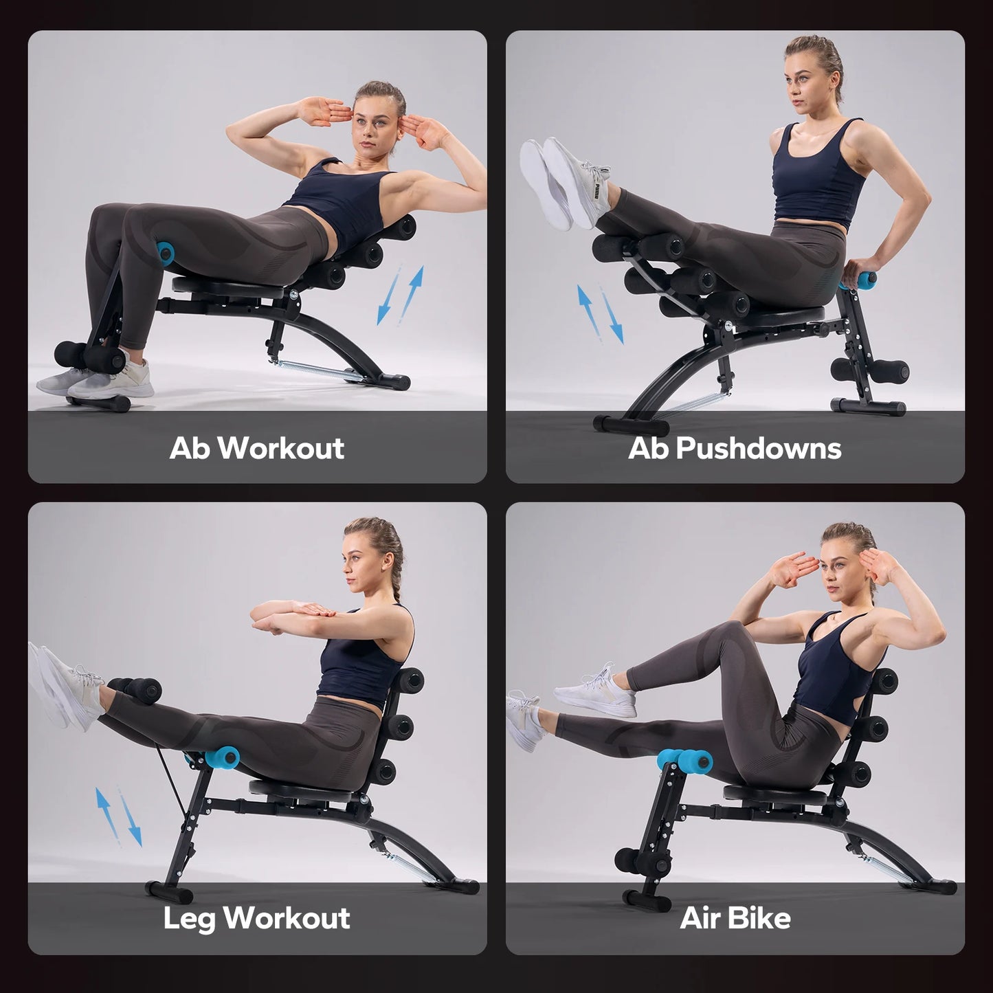 MERACH Ab Machine Multi Functional Adjustable Trainer Bench