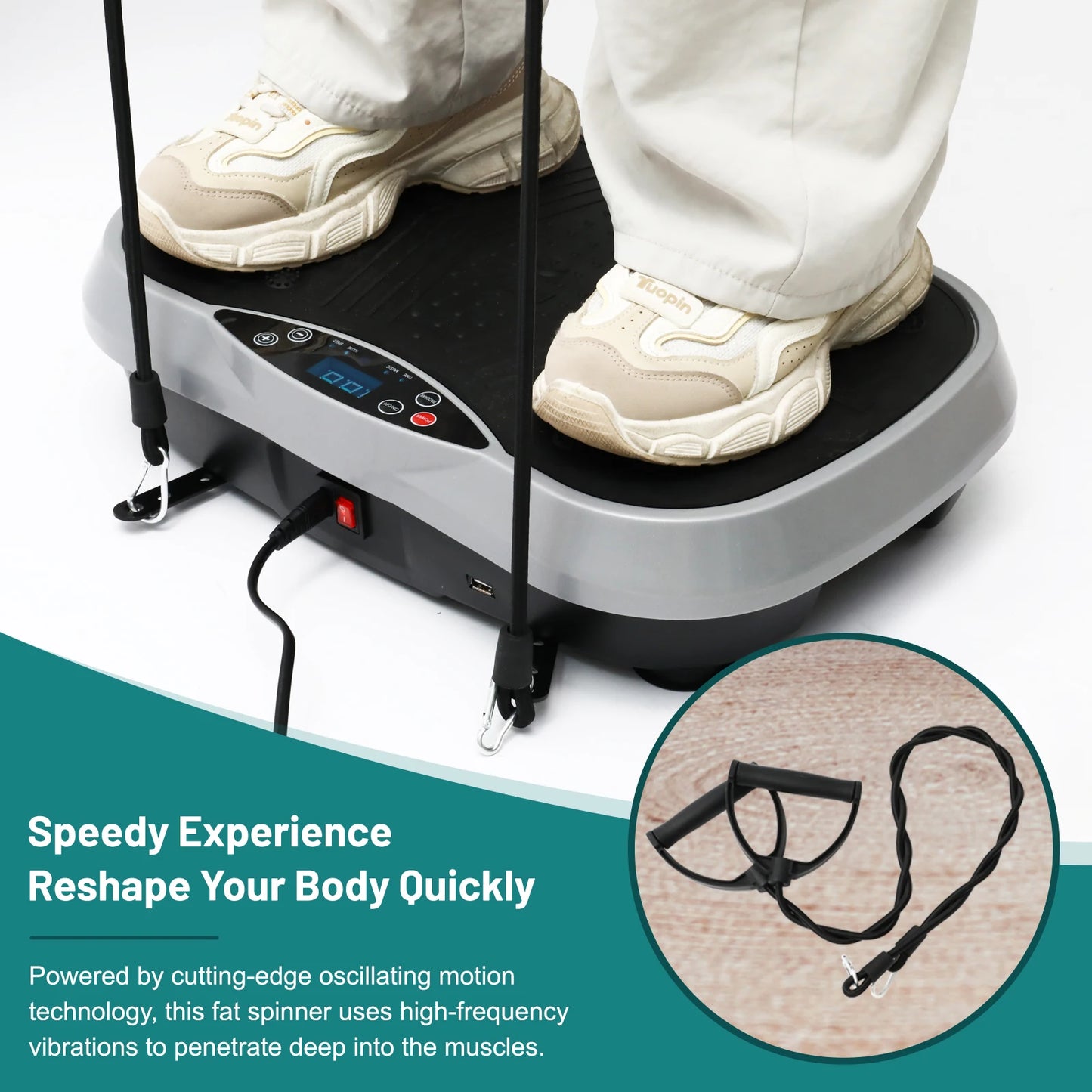 N Vibration Plate Exercise Machine Fat Burning Home Fitness