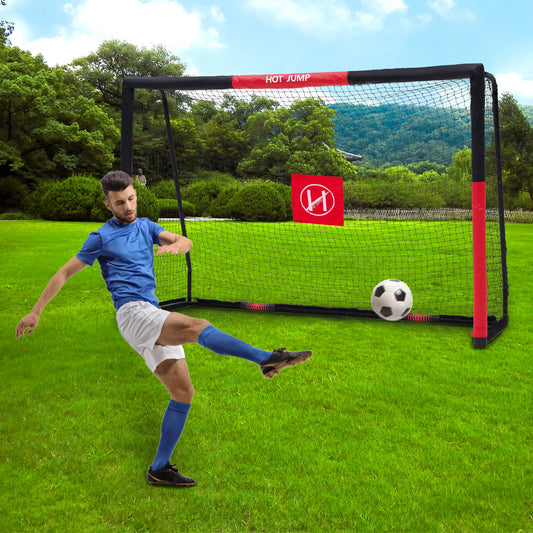 Portable Soccer Goal Net With Durable Steel Frame For Backyard
