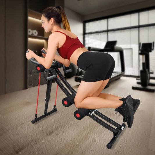 Foldable Ab Machine for Home Gym Workout Equipment Max 440lbs