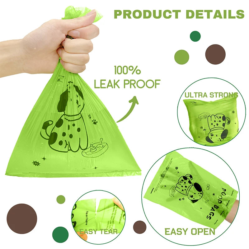 EPI Biodegradable Lavender Scented Dog Poop Bags With Dispenser