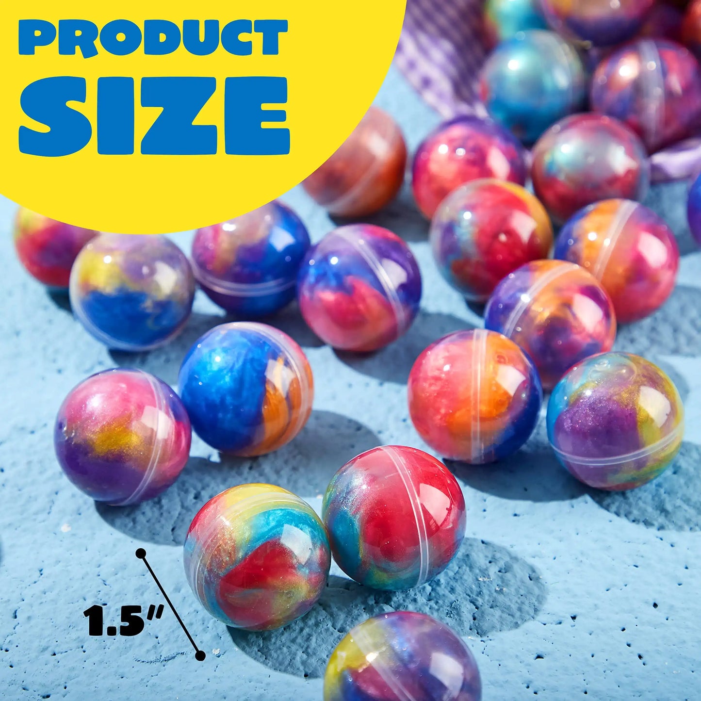 Joyfy 24 Pcs Multicolor Slime Balls Galaxy Putty Party Favors