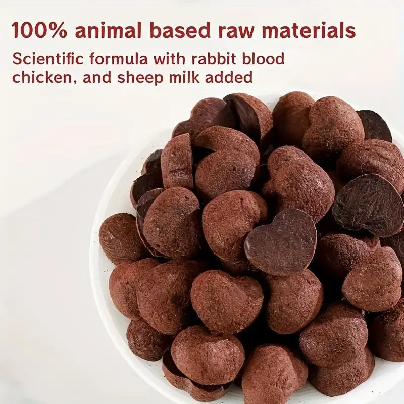 None Freeze Dried Cat Treats Rabbit Blood High Protein Training