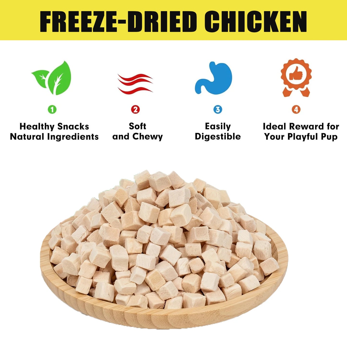 NONED Freeze Dried Chicken Treats For Dogs And Cats