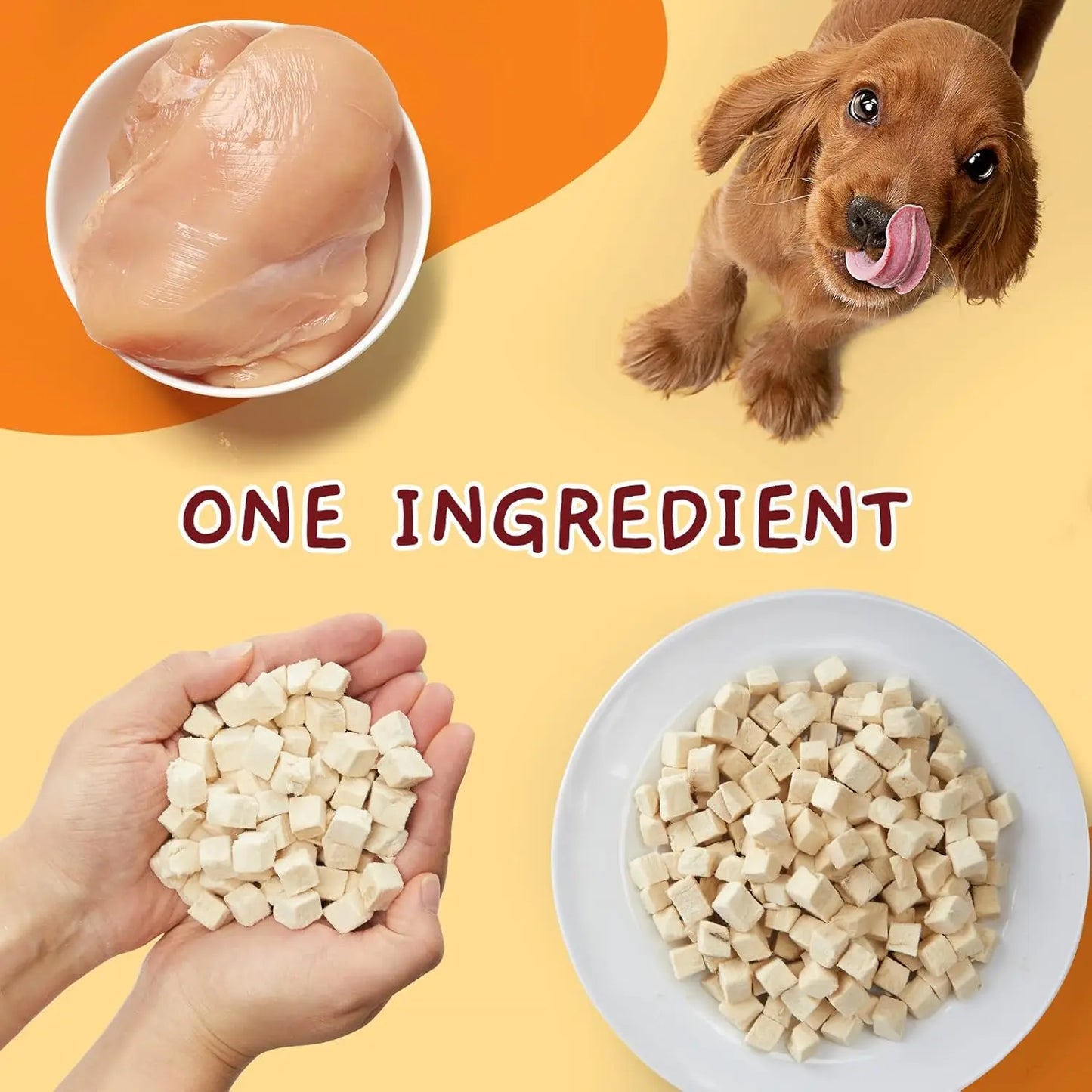 NONED Freeze Dried Chicken Treats For Dogs And Cats