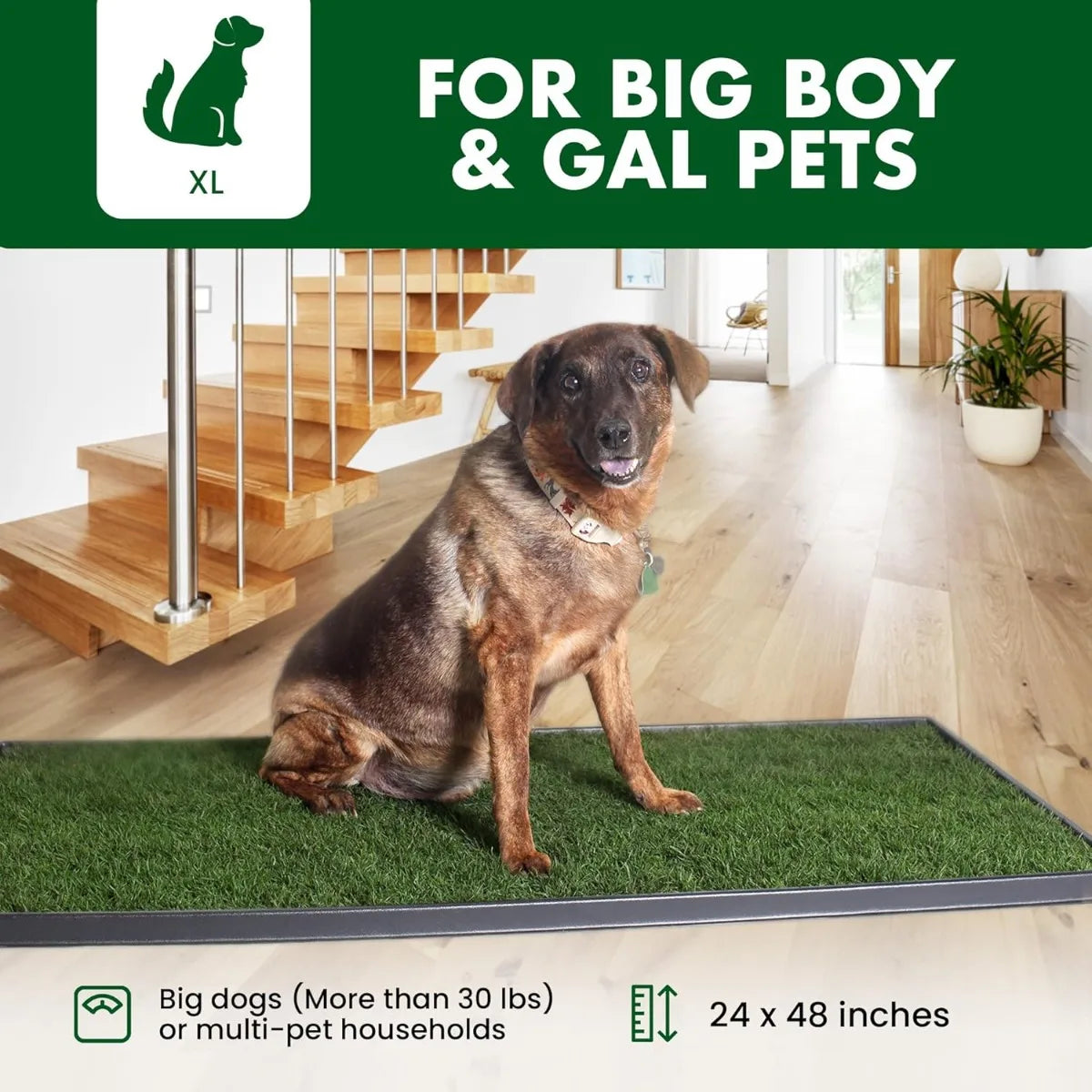 XMSJ Fresh Patch Grass Pee Pad For Pets Indoor Outdoor