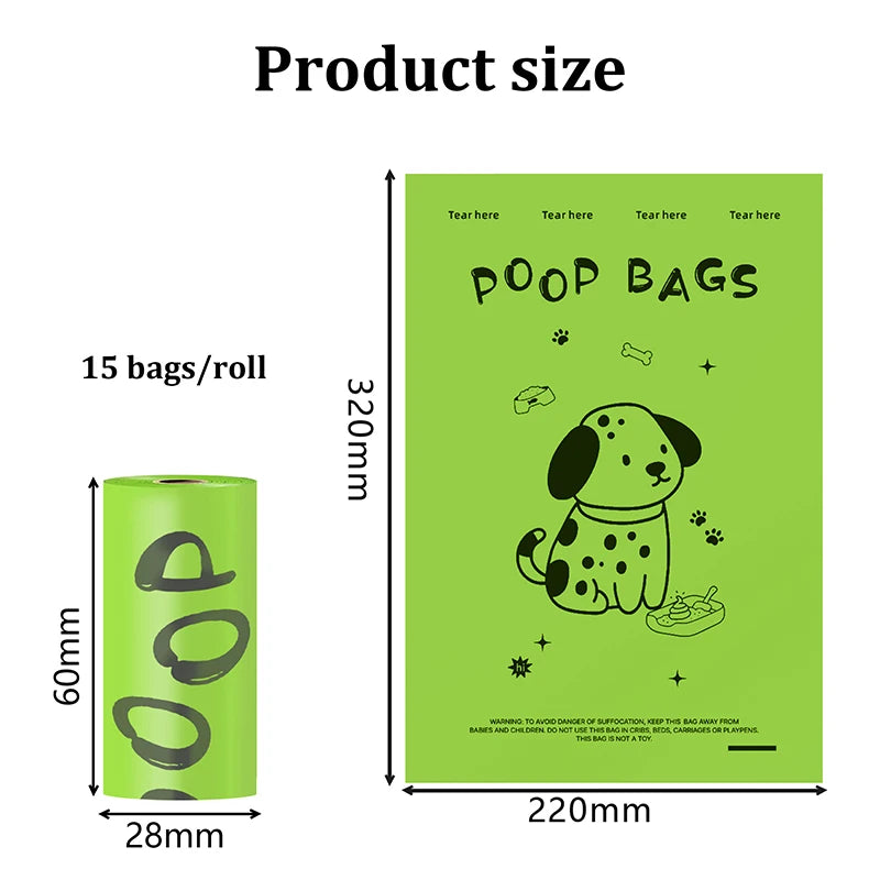 EPI Biodegradable Lavender Scented Dog Poop Bags With Dispenser