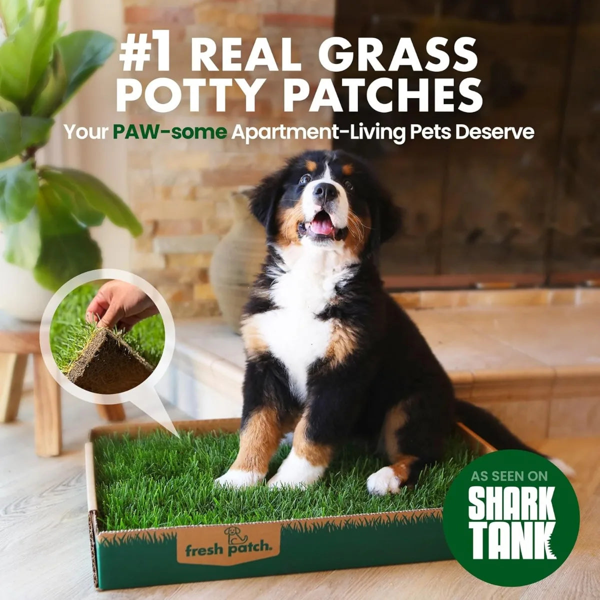 XMSJ Fresh Patch Grass Pee Pad For Pets Indoor Outdoor