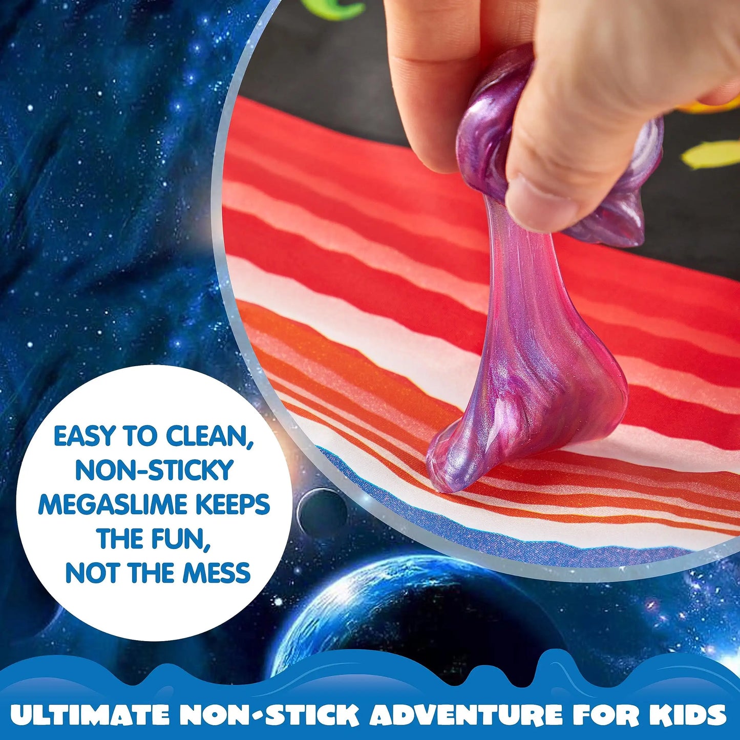 Joyfy 24 Pcs Multicolor Slime Balls Galaxy Putty Party Favors