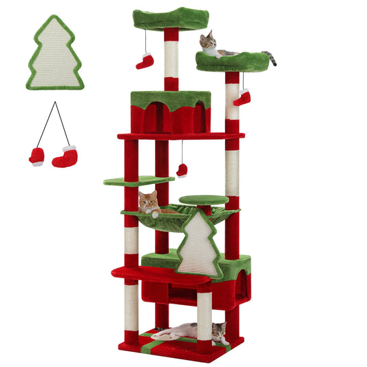PAWZ Road Large Cat Tree Tower With Durable Sisal Posts
