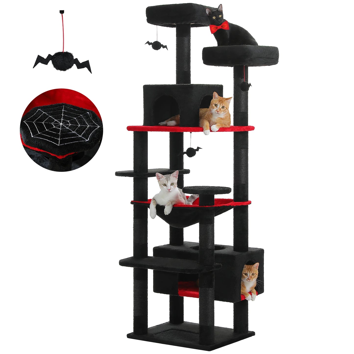 PAWZ Road Large Cat Tree Tower For Indoor Cats Sisal