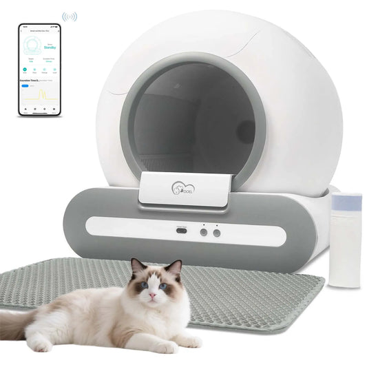 DOEL SelfCleaning Cat Litter Box With App Control 2.4G WiFi