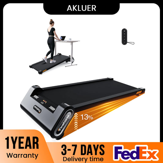 AKLUER Under Desk Treadmill With Auto Incline 2.5HP Walking Pad